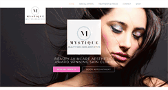 Desktop Screenshot of mystiquebeauty.ie